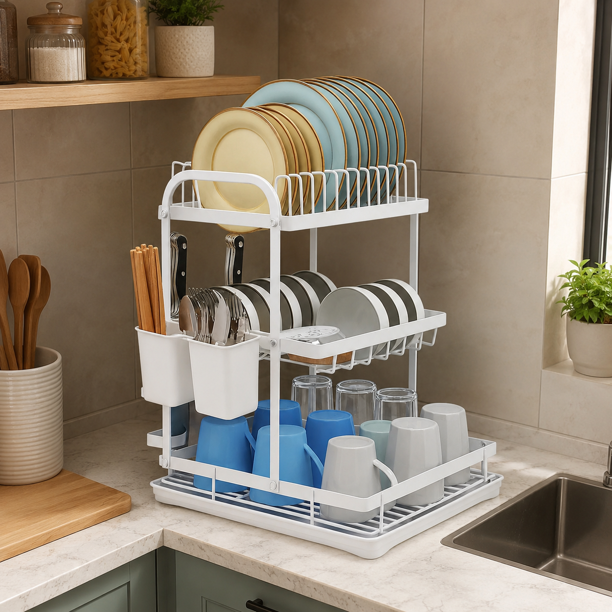 Kitchen Storage Dish Rack Ⓢ
