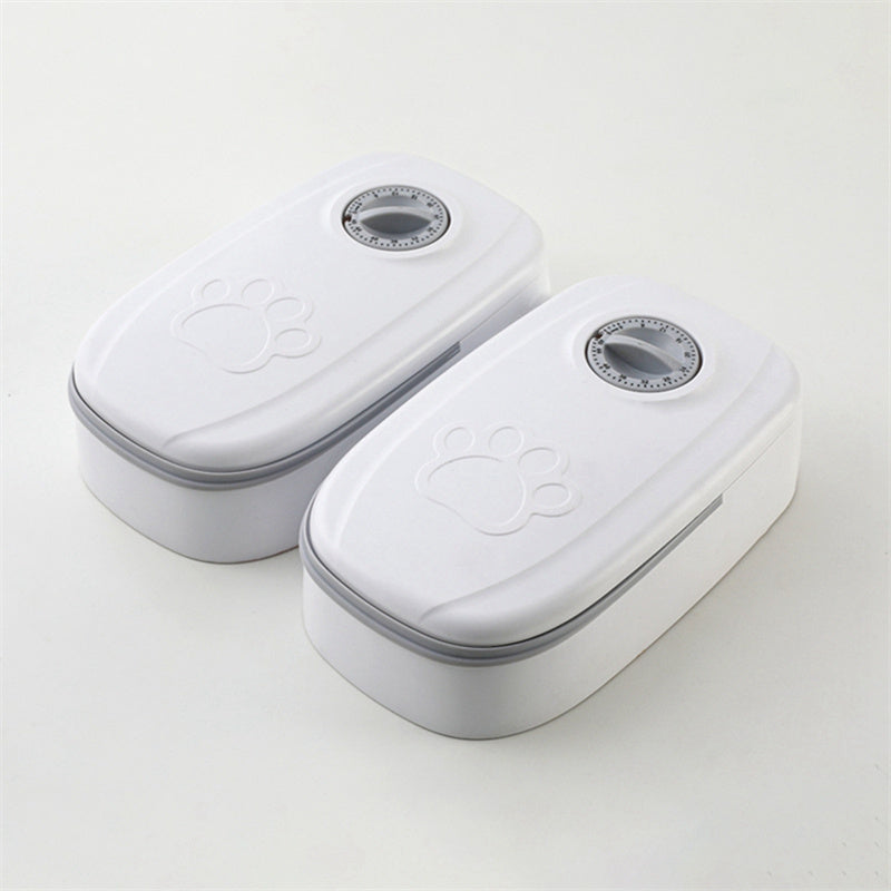 Automatic Pet Feeder Smart Food Dispenser For Cats Dogs Timer Stainless Steel Bowl Auto Dog Cat Pet Feeding Pets Supplies